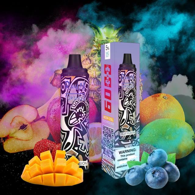 RandM Tornado جهاز 6000 جهاز التحكم في تدفق الهواء 1 قطعة اندماج الفاكهة BFTJ286 RandM Vape Sale