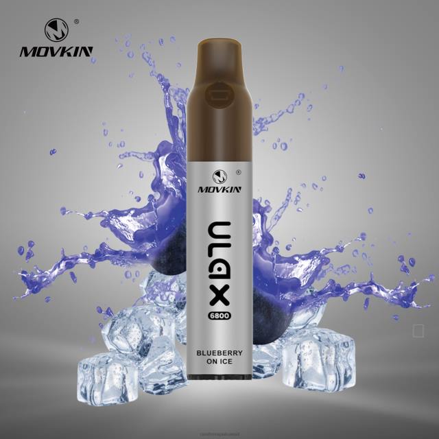 RandM Movkin Ulax 6800 (ملف سيراميك) جهاز vape pod القابل لإعادة الشحن توت على الجليد BFTJ59 RandM Vape Buy Online