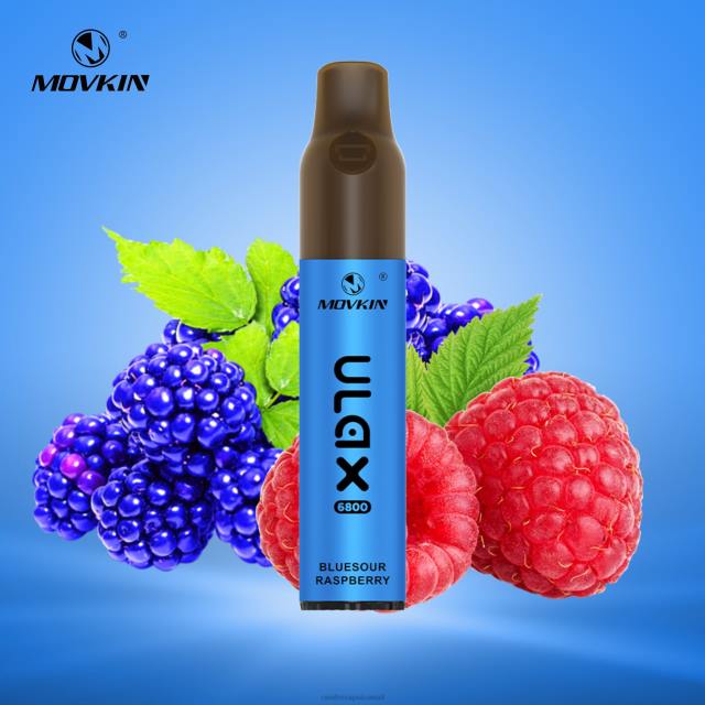 RandM Movkin Ulax 6800 (ملف سيراميك) جهاز vape pod القابل لإعادة الشحن التوت الأزرق BFTJ68 RandM Vape Online