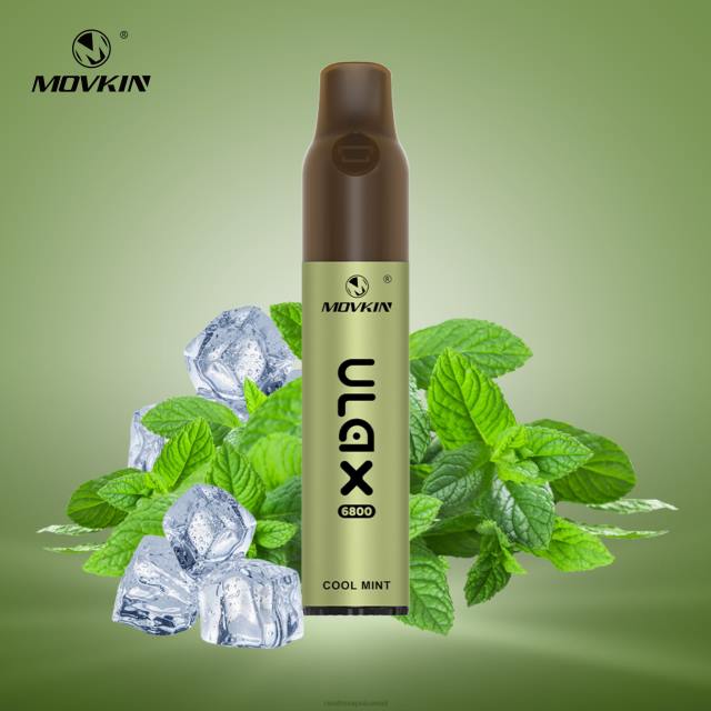 RandM Movkin Ulax 6800 (ملف سيراميك) جهاز vape pod القابل لإعادة الشحن أولاكس نعناع بارد BFTJ69 RandM Vape Buy Online