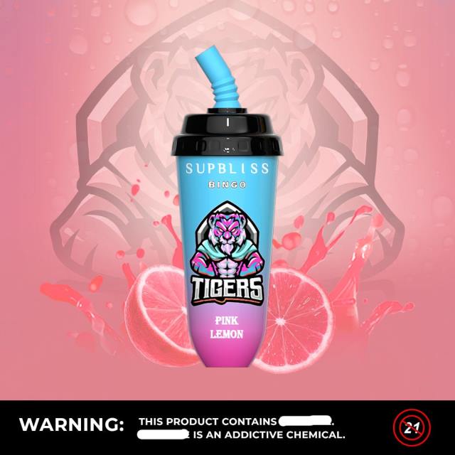 RandM Supbliss Bingo جهاز 8000 فيب بود 1 قطعة الليمون الوردي BFTJ260 RandM Tornado Store