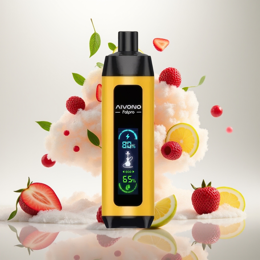 Aivono Aim Fatpro 22000 نفحات، 28مل سائل، 5% نيكوتين، لوش آيس