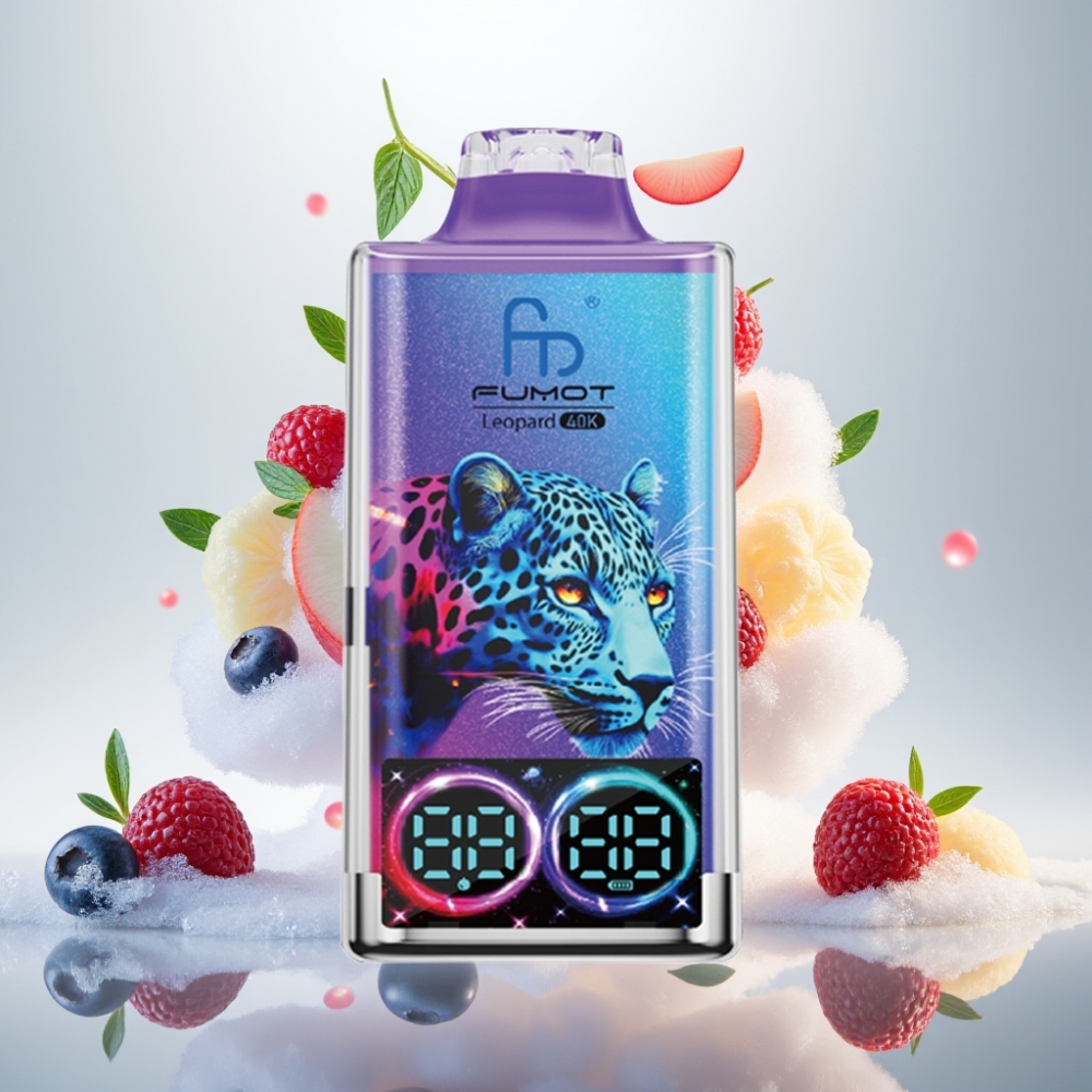 فوموت ليوبارد Fumot Leopard 40000 نيكوتين 5% بتري 700mAh بلوبيري على الثلج