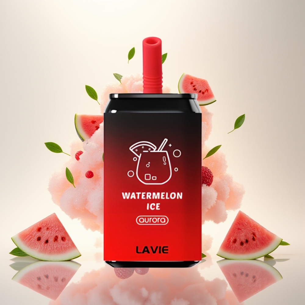 LAVIE Aurora 11000 نفخة بطارية 650mAh بنكهة البطيخ المثلج