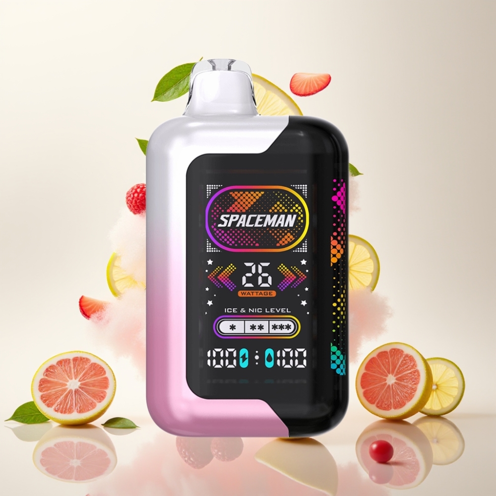 سبيسمان SMOK SPACEMAN SP40000 صفر نيكوتين - شاشة ذكية 2.28 بوصة، 20 مل، 1000 مللي أمبير