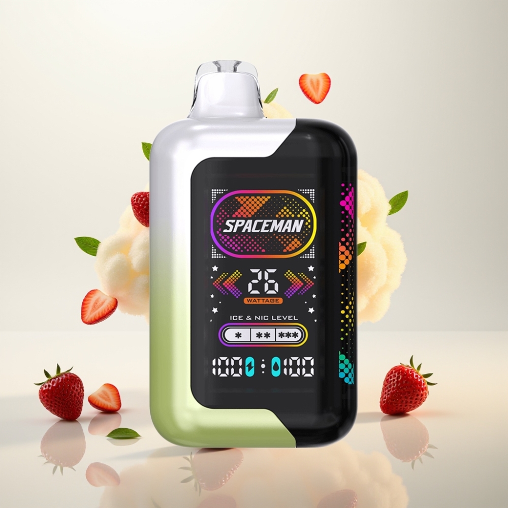 سبيسمان SMOK SPACEMAN SP40000 صفر نيكوتين - شاشة ذكية 2.28 بوصة، 40000 نفخة، بطارية 1000 مللي أمبير، 20 مل