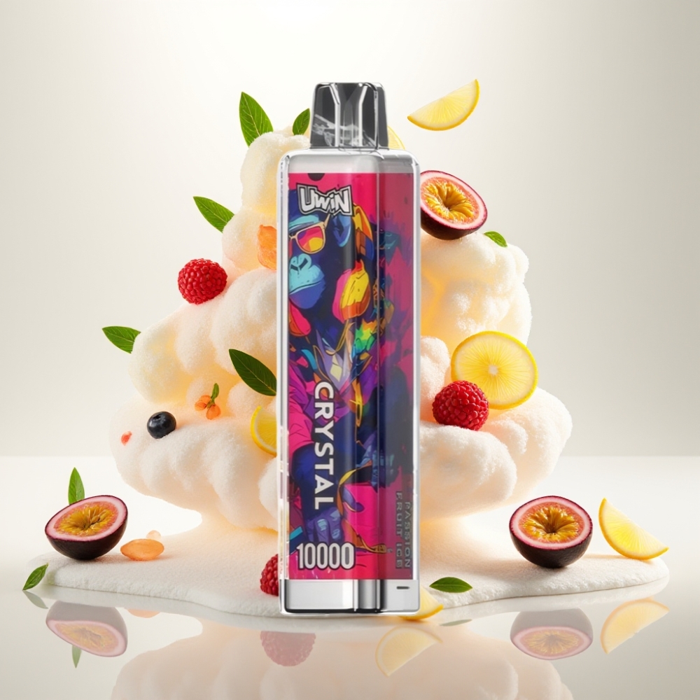 يوين كريستال UWIN Crystal 10000 نفخة - فاكهة العاطفة الجليدية 18مل 5%