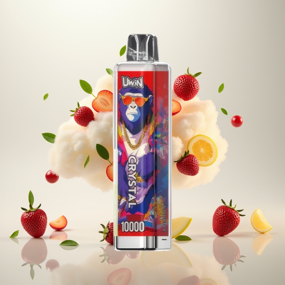 يوين كريستال UWIN Crystal 10000 نفخة - 18 مل - شحن نوع سي - أضواء آر جي بي - حب 66