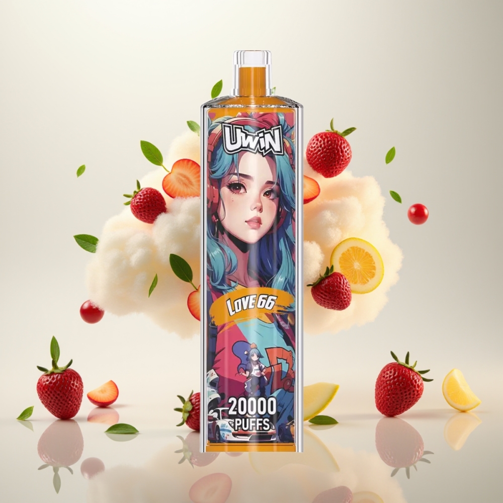 يوين شيشة كريستال Uwin Shisha Hookah Crystal 20000 نفخة 22مل 0-5% نيكوتين