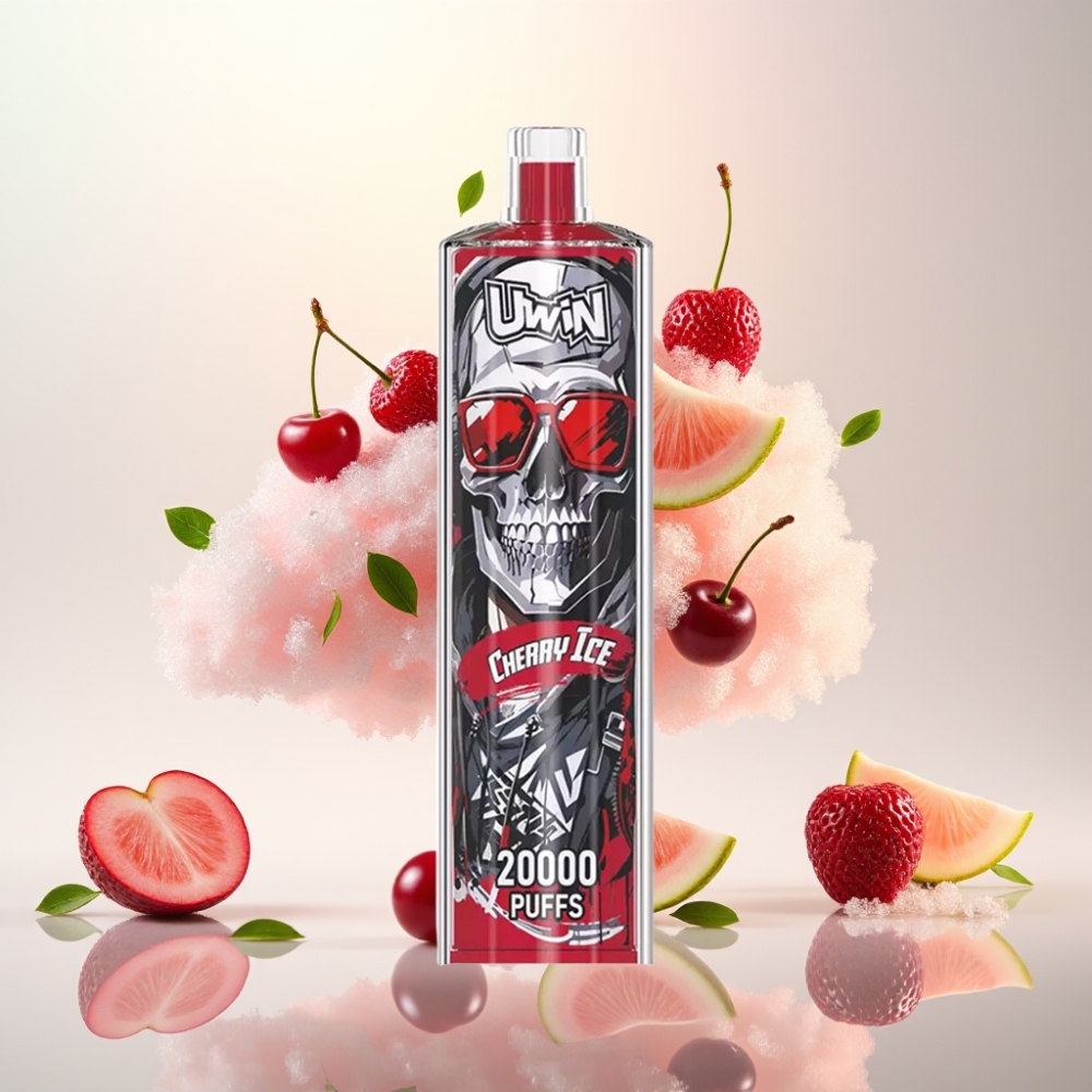 يوين شيشة كريستال Uwin Shisha Hookah Crystal 20000 بخار - كراي آيس