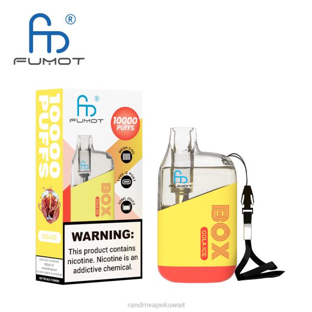 Fumot Original RandM Tornado Box 10000 جهاز التحكم في تدفق الهواء 1 قطعة جليد الكولا BFTJ100 RandM Tornado Store
