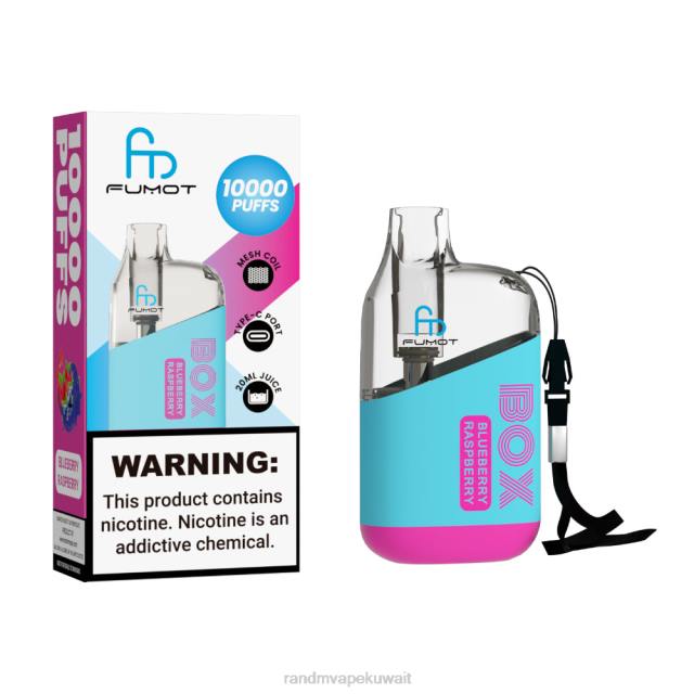 Fumot Original RandM Tornado Box 10000 جهاز التحكم في تدفق الهواء 1 قطعة نعناع التبغ BFTJ101 RandM Vape Kuwait