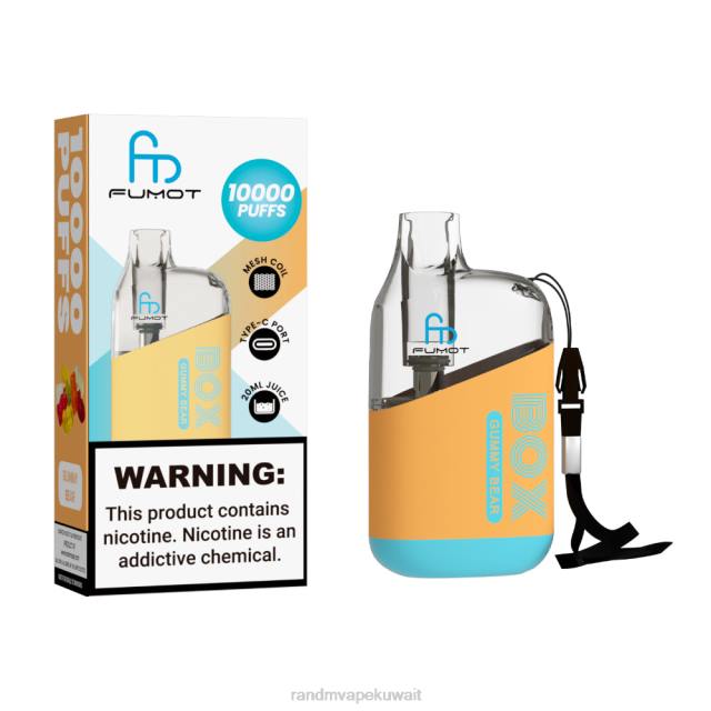Fumot Original RandM Tornado Box 10000 جهاز التحكم في تدفق الهواء 1 قطعة نعناع التبغ BFTJ101 RandM Vape Kuwait