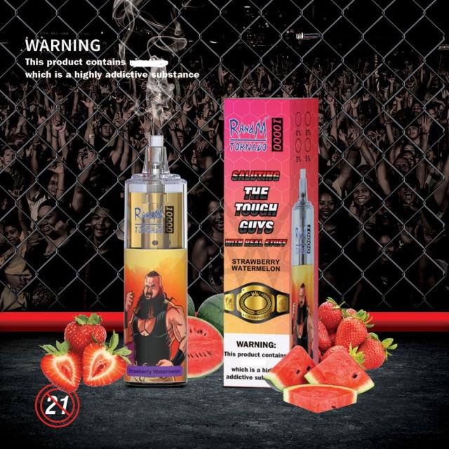 RandM Tornado 10000 جهاز التحكم في تدفق الهواء 1 قطعة الفراولة والبطيخ BFTJ108 RandM Vape Online