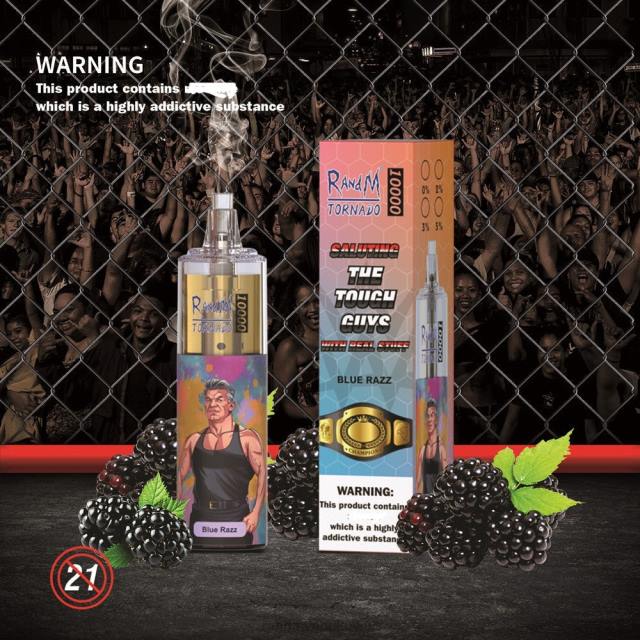 RandM Tornado 10000 جهاز التحكم في تدفق الهواء 1 قطعة مانجو باشن فروت BFTJ117 RandM Vape Shop