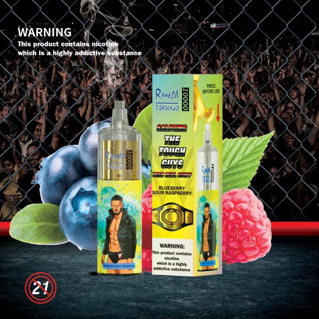 RandM Tornado 10000 جهاز التحكم في تدفق الهواء 1 قطعة التوت الحامض BFTJ120 RandM Tornado Store