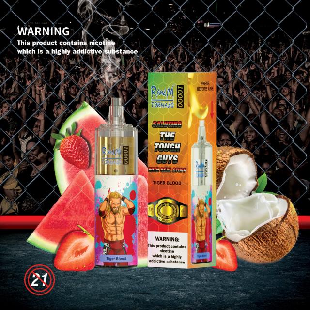 RandM Tornado 10000 جهاز التحكم في تدفق الهواء 1 قطعة com.drvimto BFTJ114 RandM Disposable Vape