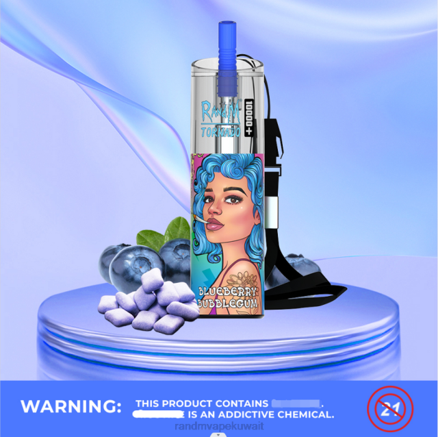 RandM Tornado 10000 جهاز vape للتحكم في تدفق الهواء 1 قطعة عنبية الزاهي BFTJ82 RandM Tornado Kuwait