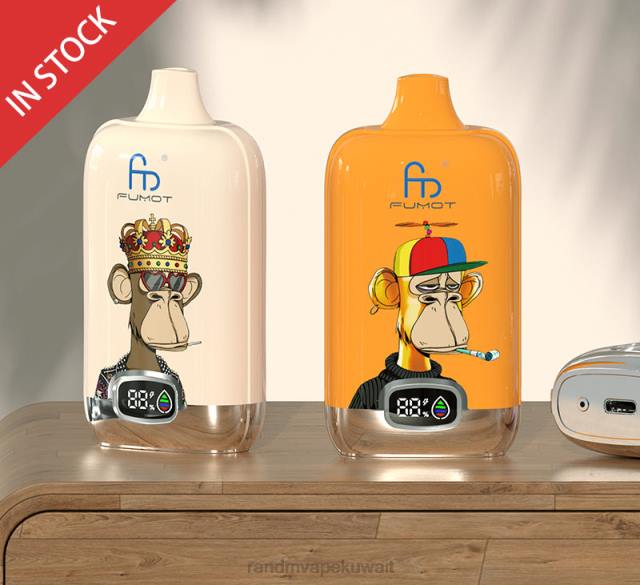 Fumot Original RandM Digital Box جهاز vape ببطارية 12000 وشاشة سائلة البوب ​​الجليد BFTJ10 RandM Tornado Store