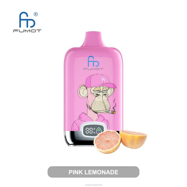 Fumot Original RandM Digital Box جهاز vape ببطارية 12000 وشاشة سائلة البوب ​​الجليد BFTJ10 RandM Tornado Store