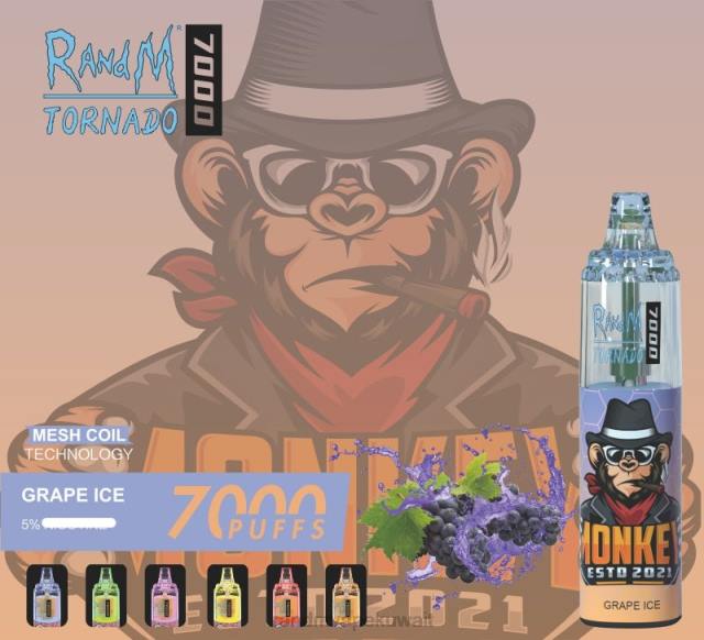RandM Tornado 7000 جهاز التحكم في تدفق الهواء 1 قطعة دونات الفراولة BFTJ167 RandM Vape Shop