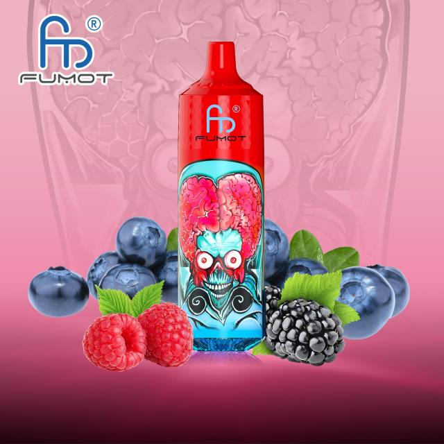 Fumot RandM Tornado جهاز 9000 برو فيب بالبطارية وشاشة العرض الاصدار 1 التوت الحامض BFTJ191 RandM Vape Kuwait