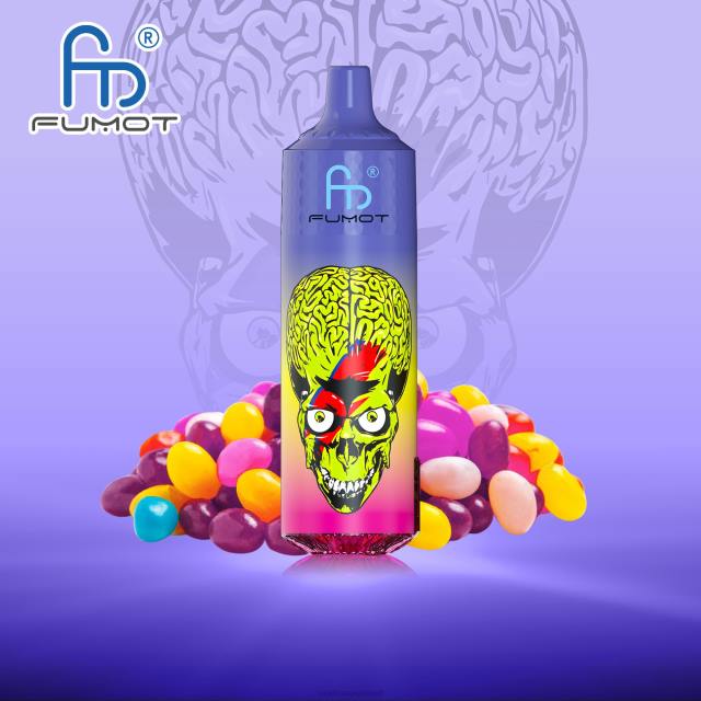 Fumot RandM Tornado جهاز 9000 برو فيب بالبطارية وشاشة العرض الاصدار 1 سكاكر حامضة BFTJ197 RandM Vape Shop