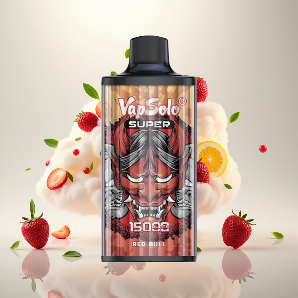 فابسولو سوبر Vapsolo Super 15000 نفخة - 40مل - بطارية 850مللي أمبير - ريد بول
