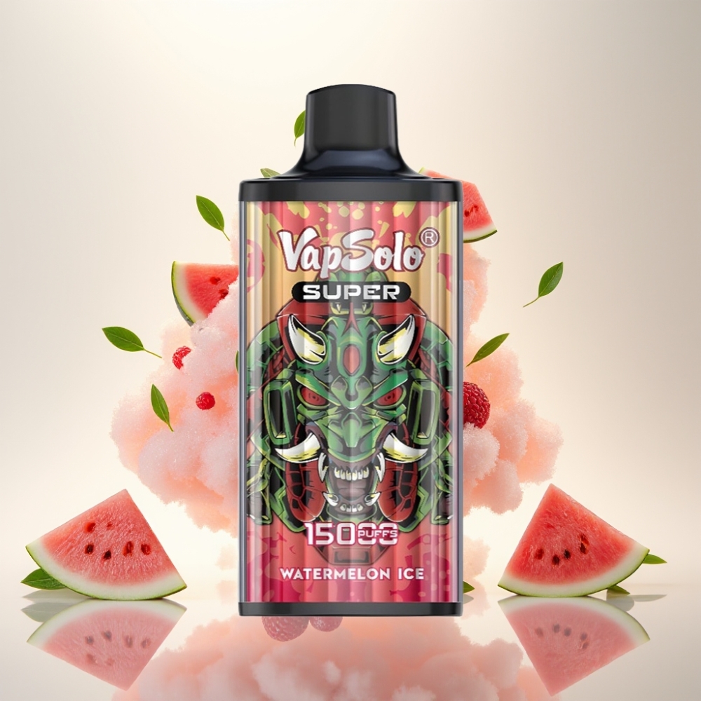 فابسولو سوبر Vapsolo Super 15000 نفخة بطارية ٨٥٠ ملي أمبير بنكهة البطيخ المثلج