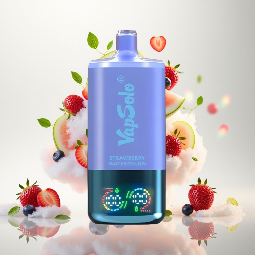 فابسولو تريبل Vapsolo Triple 30000 نَفخة - فراولة بطيخ وتوت أزرق مثلج - 40مل - شحن نوع سي