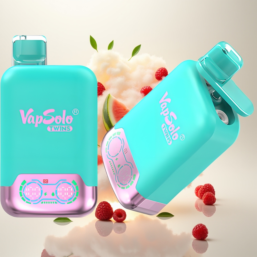 فابسولو توينز Vapsolo Twins 20000 نفخة - بطيخ توت ثلاثي و بطيخ بفراولة