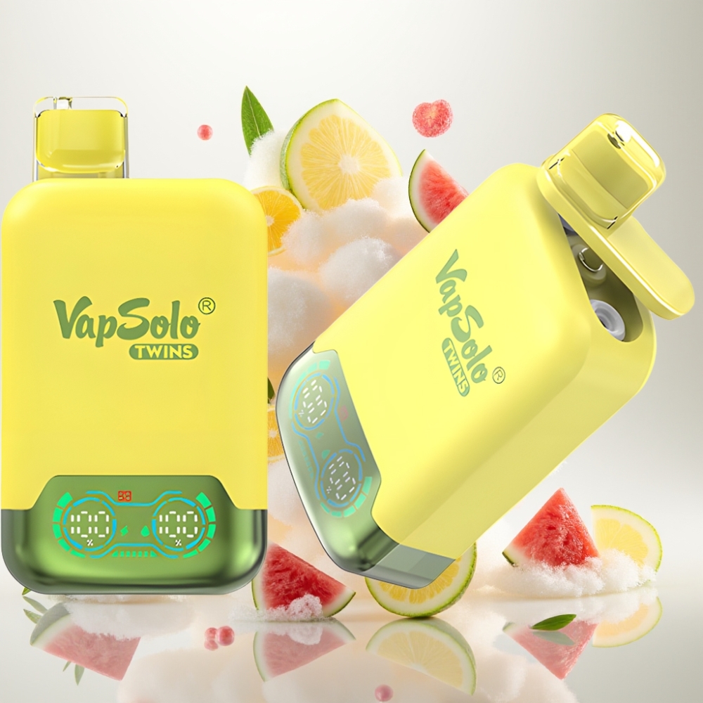 فابسولو توينز Vapsolo Twins 20000 نفخة - أناناس جوز هند و بطيخ مثلج