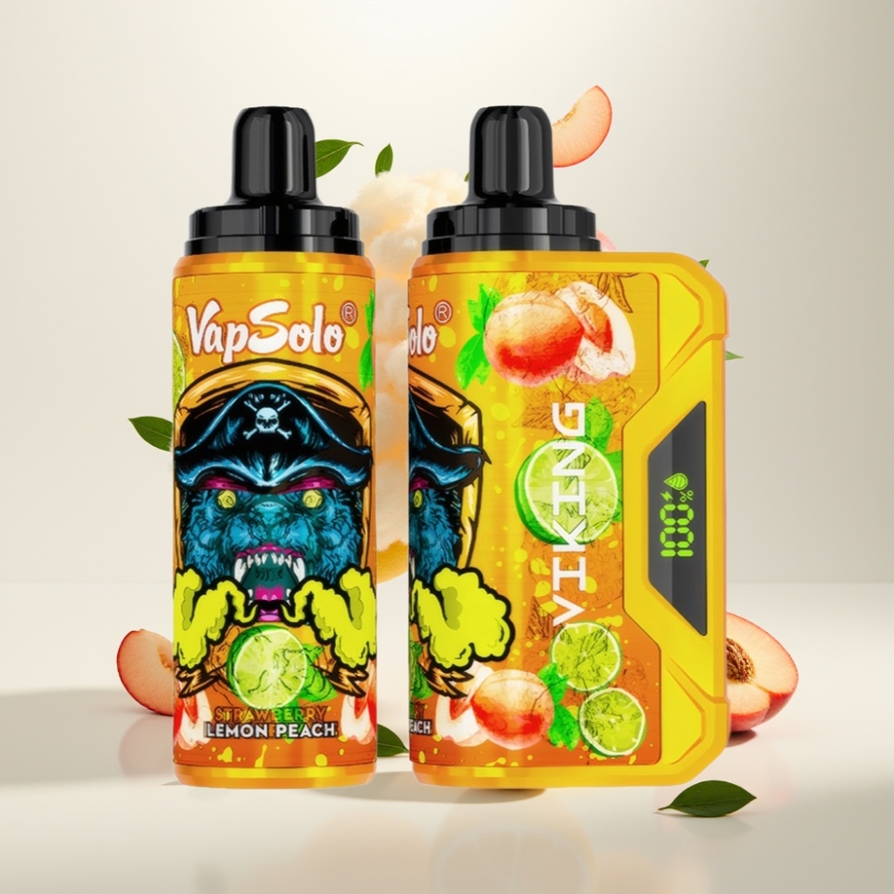 VapSolo VIKING 12000 نَفَث – 22مل – ليمون خوخ