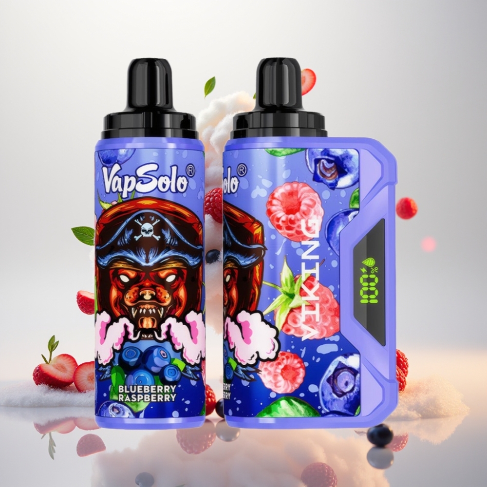 فابسولو فايكنج Vapsolo Viking 12000 نفخة 22مل توت عَليّ - توت أزرق