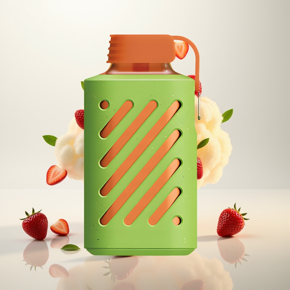 فوزول Vozol Gear 10000 عصير الفراولة والكيوي - 10000 نفخة، 20 مل سعة، 50 ملغ/مل نيكوتين
