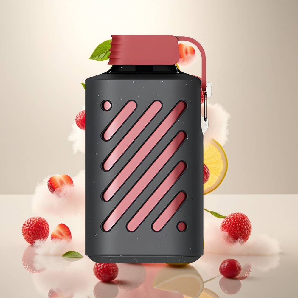 فوزول Vozol Gear 10000 فاب معطر الموهيتو الأحمر - 10000 نفخة، 30 نكهة، سعة 20 مل