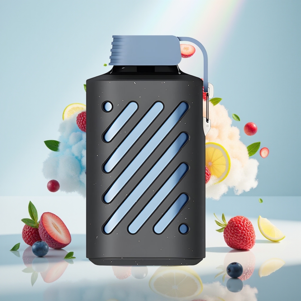 فوذول Vozol Gear 10000 تبخير استهلاكي - توت أزرق ليمون - 10000 نفخة، 30 نكهة، VAMT ملف، 20 مل سعة سائل