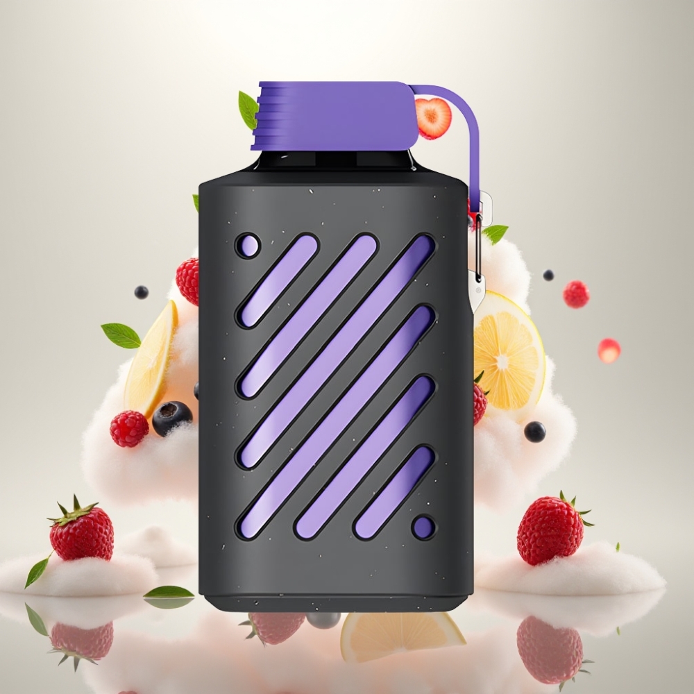 فوزول جير Vozol Gear 10000 فايب قابل للرمي - عاصفة التوت البري - 30 نكهة، 20 مل سعة، 500 مللي أمبير