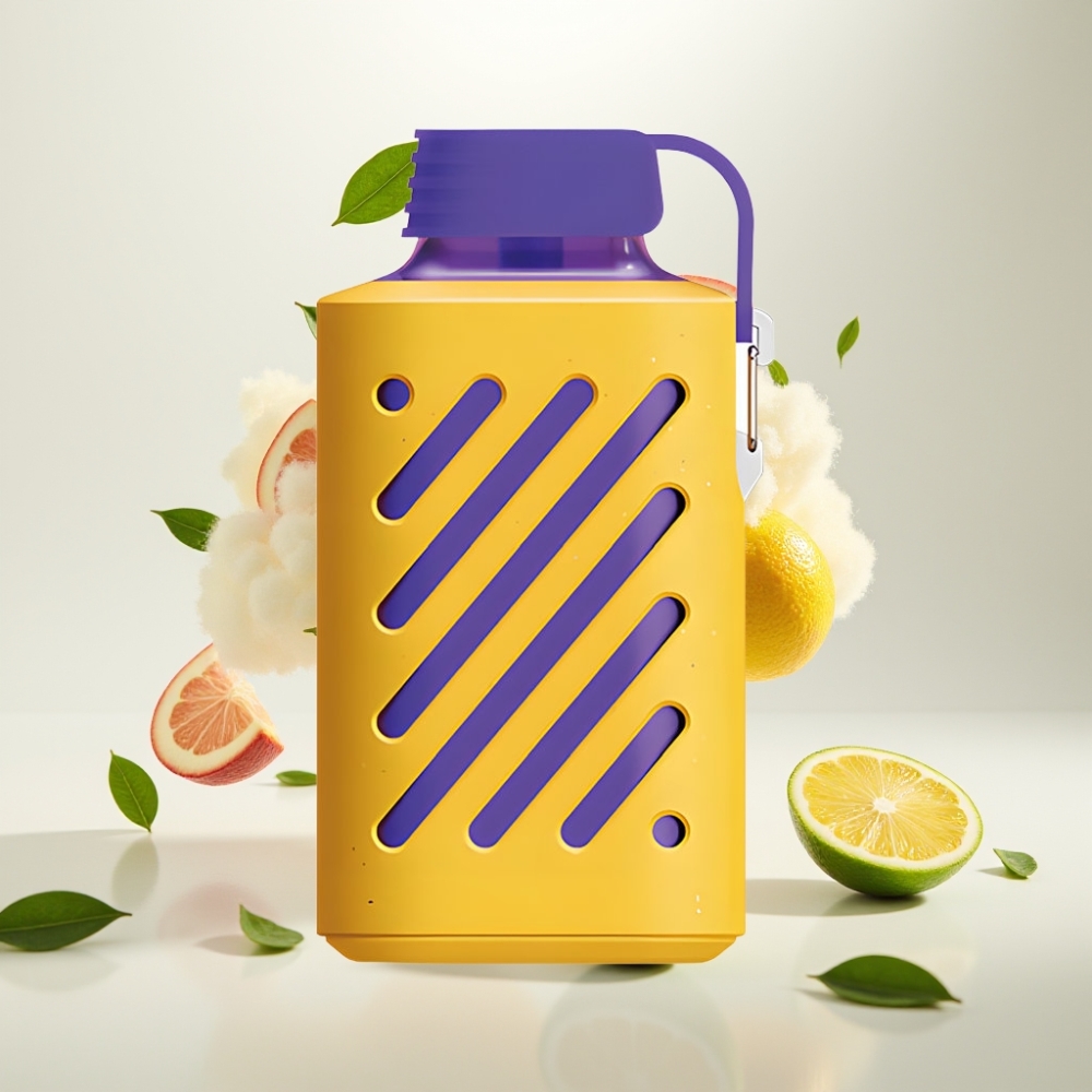 فوول جير Vozol Gear 10000 فايب شيشة ليمون لايم - Vozol Gear 10000 نفخة، 30 نكهة، 20 مل سعة