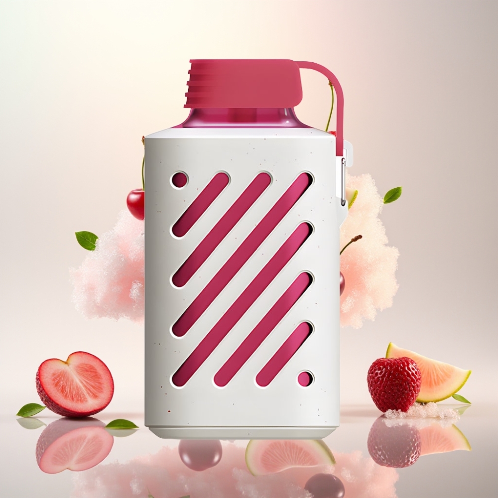 فوول جير Vozol Gear 10000 فايب آيس الكرز، Vozol Gear 10000 نفخة، 30 نكهة، سعة 20 مل