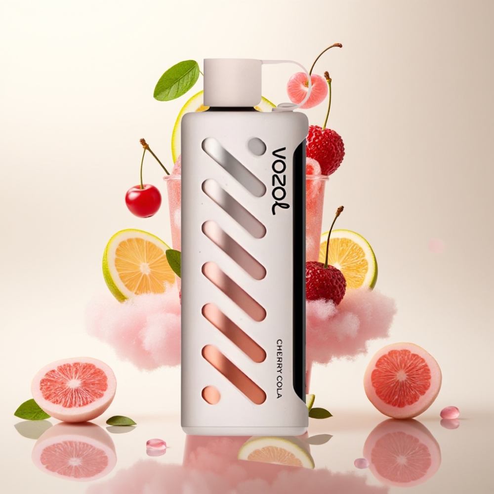 فوزول جير شيشة Vozol Gear Shisha 25000 نفخة - كرز كولا، 5ملغ/مل، 30 نكهة