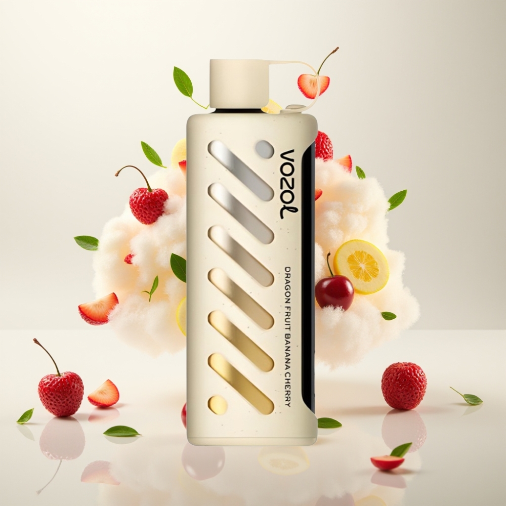 فوزول جير شيشة Vozol Gear Shisha 25000 نفخة - فواكه التنين والموز والكرز