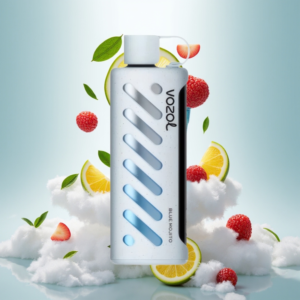 فوزول جير شيشة Vozol Gear Shisha 25000 نَفخة بنكهة الموهيتو الأزرق