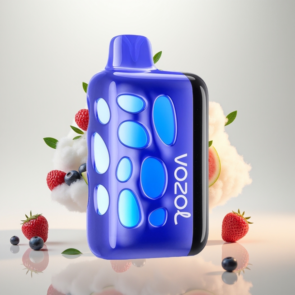 فوزول ريف Vozol Rave 40000 فايب (توت أزرق-بطيخ) مع إضاءة 270° وشحن سريع