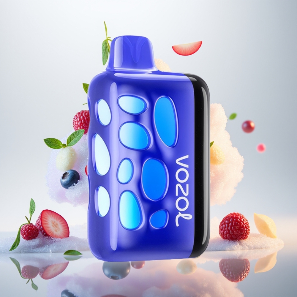 فوزول ريف Vozol Rave 40000 فايب (بلو بيري آيس) - شحن 80% في 20 دقيقة - 1000 مللي أمبير