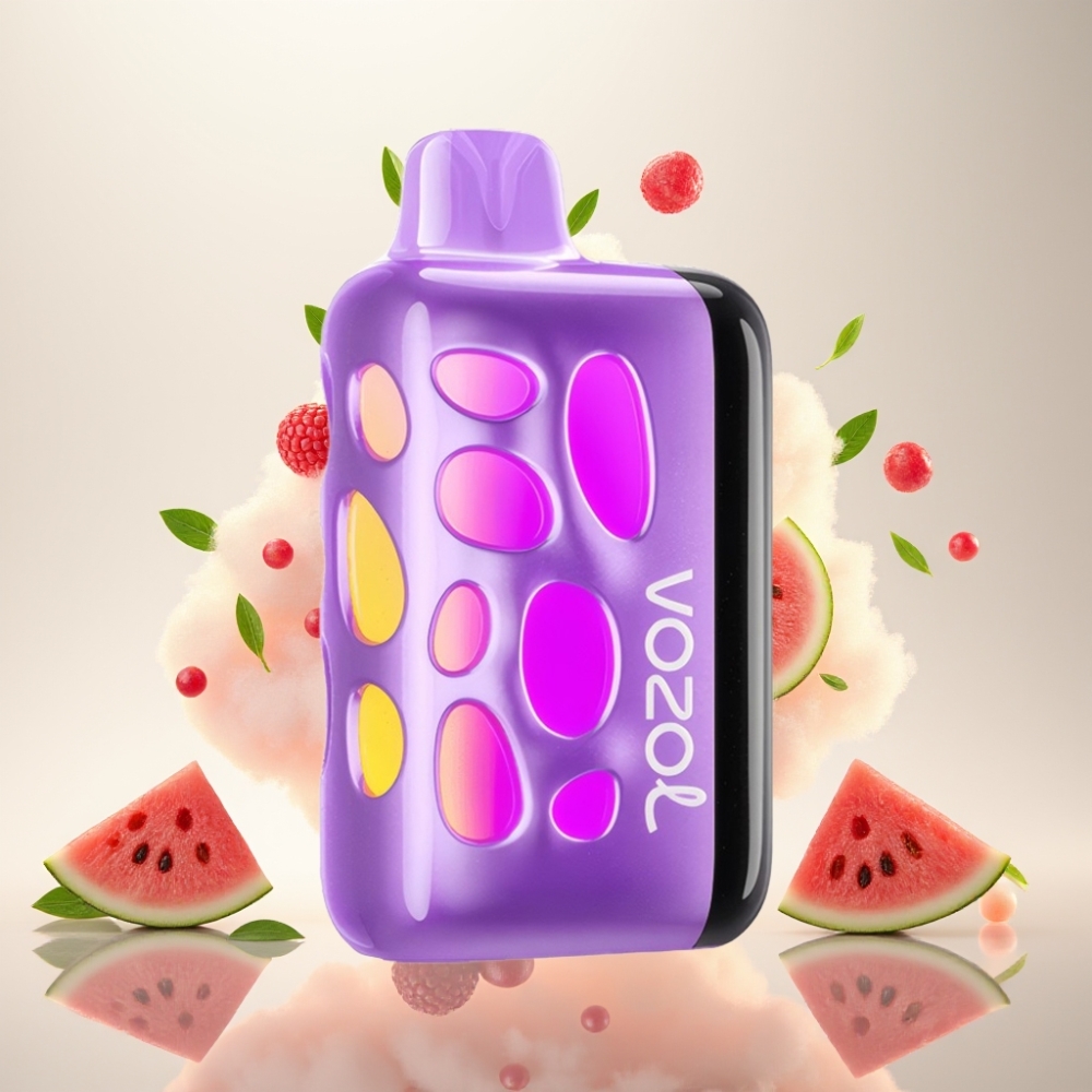 فوزول ريف Vozol Rave 40000 فايب بنكهة البطيخ والفراولة مع شحن سريع وإضاءة راقصة