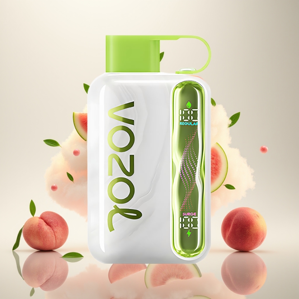 فوزول ستار Vozol Star 40000 فايب بطارية 1000 مللي أمبير نكهة بطيخ خوخ حامض