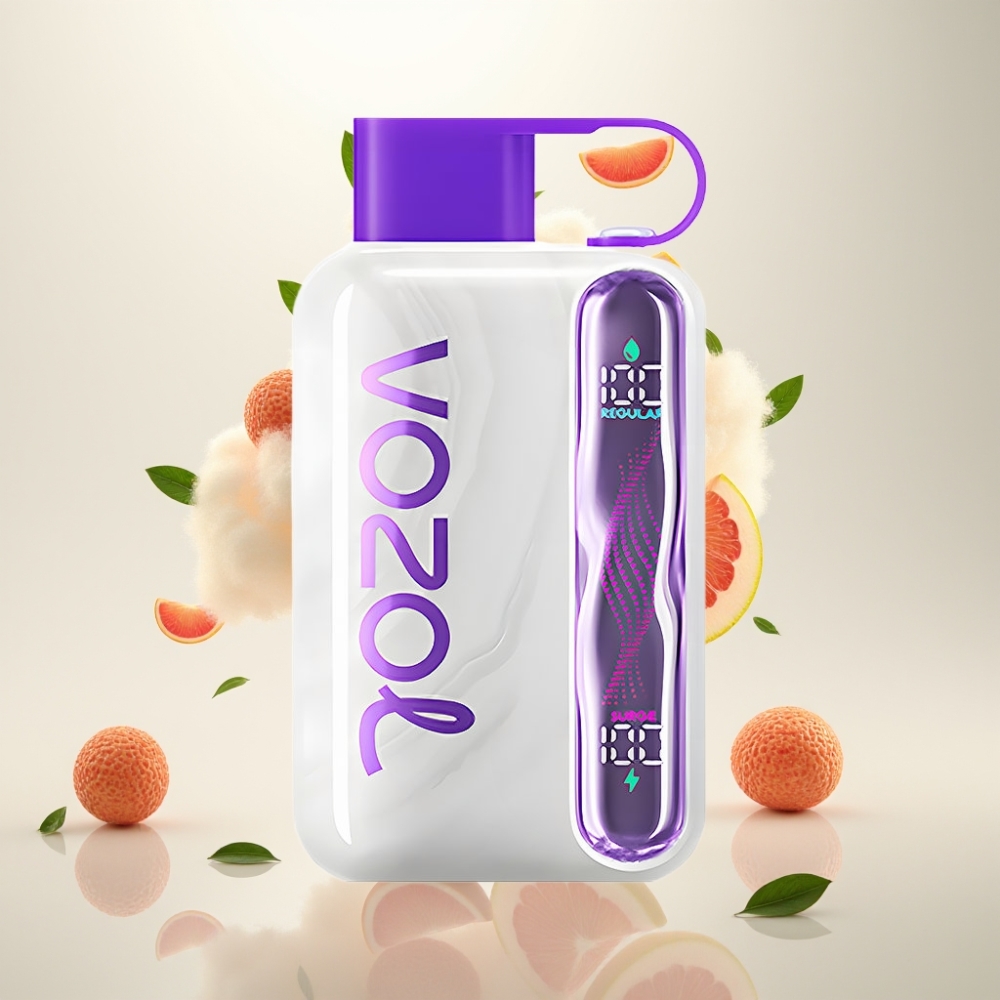 فوزول ستار Vozol Star 40000 فايب للتخلص بنكهة الكريمويا والجريب فروت والتوت، 1000 مللي أمبير، شحن Type-C