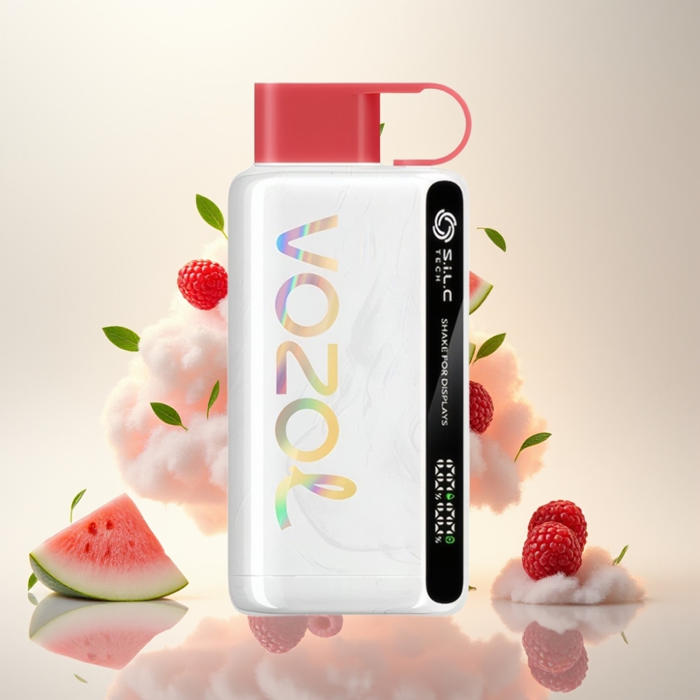 فوزول ستار Vozol Star 9000/12000 شيك للإظهار، شحن أسرع، تكنولوجيا S.i.L.C، توت بري بطيخ