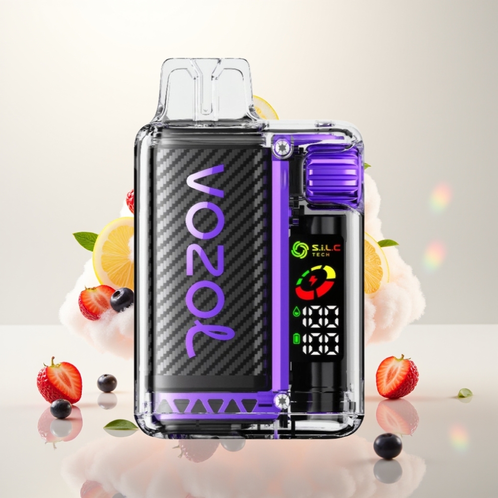 فوزول فيستا Vozol Vista 20000 نفخة بطارية قابلة لإعادة الشحن 650 مللي أمبير شريحة ثنائية وشاشة OLED